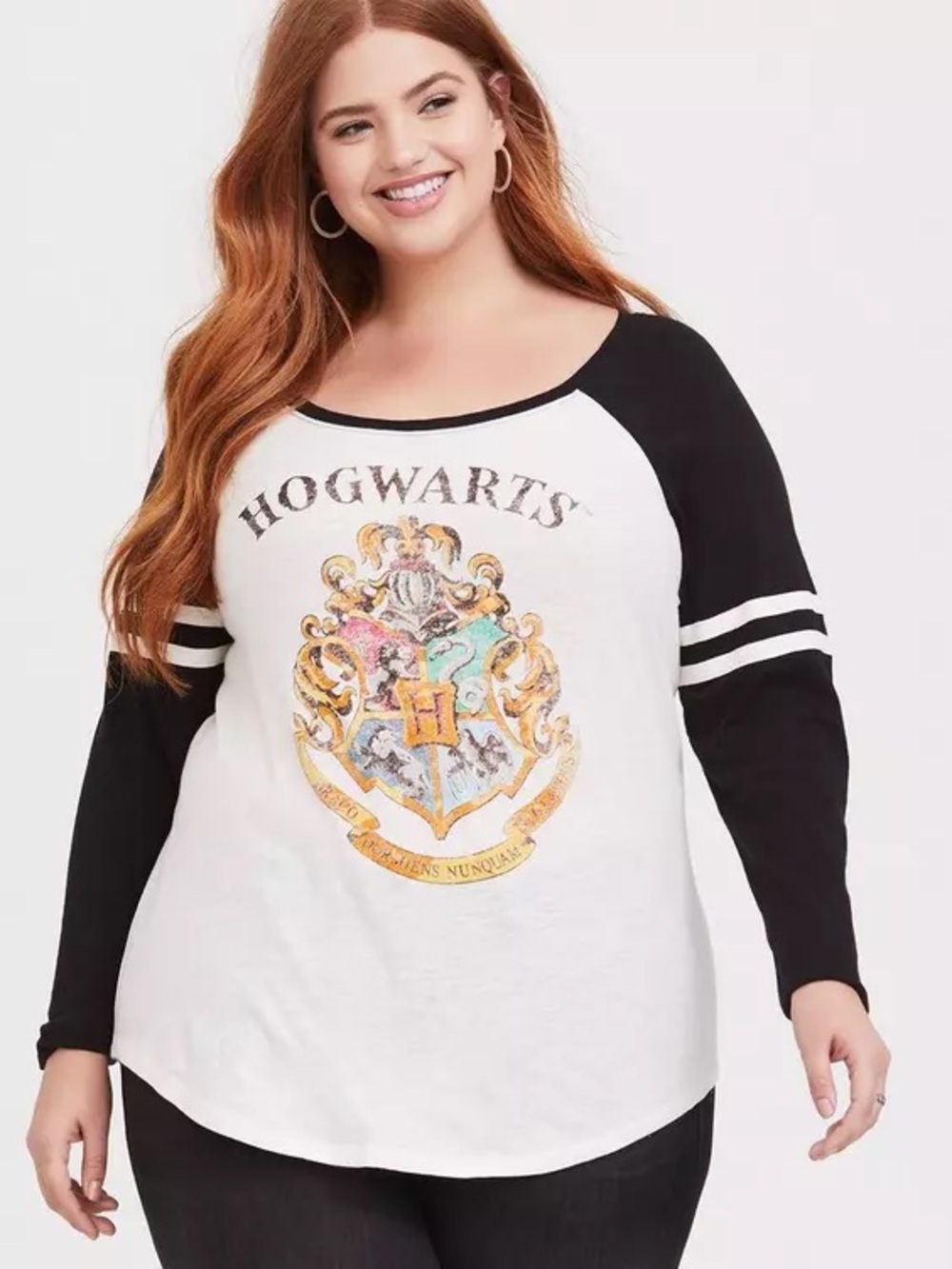 Harry Potter Hogwarts Black and White Tee by Torrid